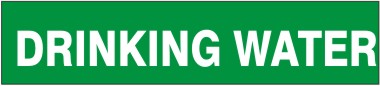DRINKING WATER PERFORATED ROLL PIPE MARKER