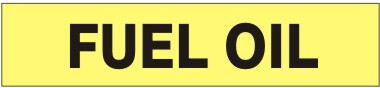 FUEL OIL PERFORATED ROLL PIPE MARKER