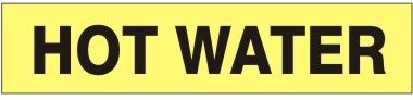 HOT WATER PERFORATED ROLL PIPE MARKER