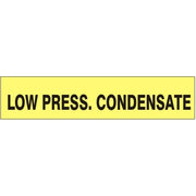LO-PRESSURE CONDENSATE   PERFORATED ROLL PIPE MARKER - LO-PRESSURE CONDENSATE   PERFORATED ROLL PIPE MARKER, 1”X18Y, Adhesive Vinyl
