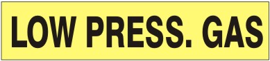 LO-PRESSURE GAS PERFORATED ROLL PIPE MARKER