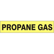 PROPANE GAS  PERFORATED ROLL PIPE MARKER - PROPANE GAS  PERFORATED ROLL PIPE MARKER, 1”X18Y, Adhesive Vinyl