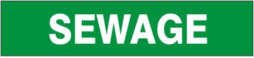 SEWAGE PERFORATED ROLL PIPE MARKER