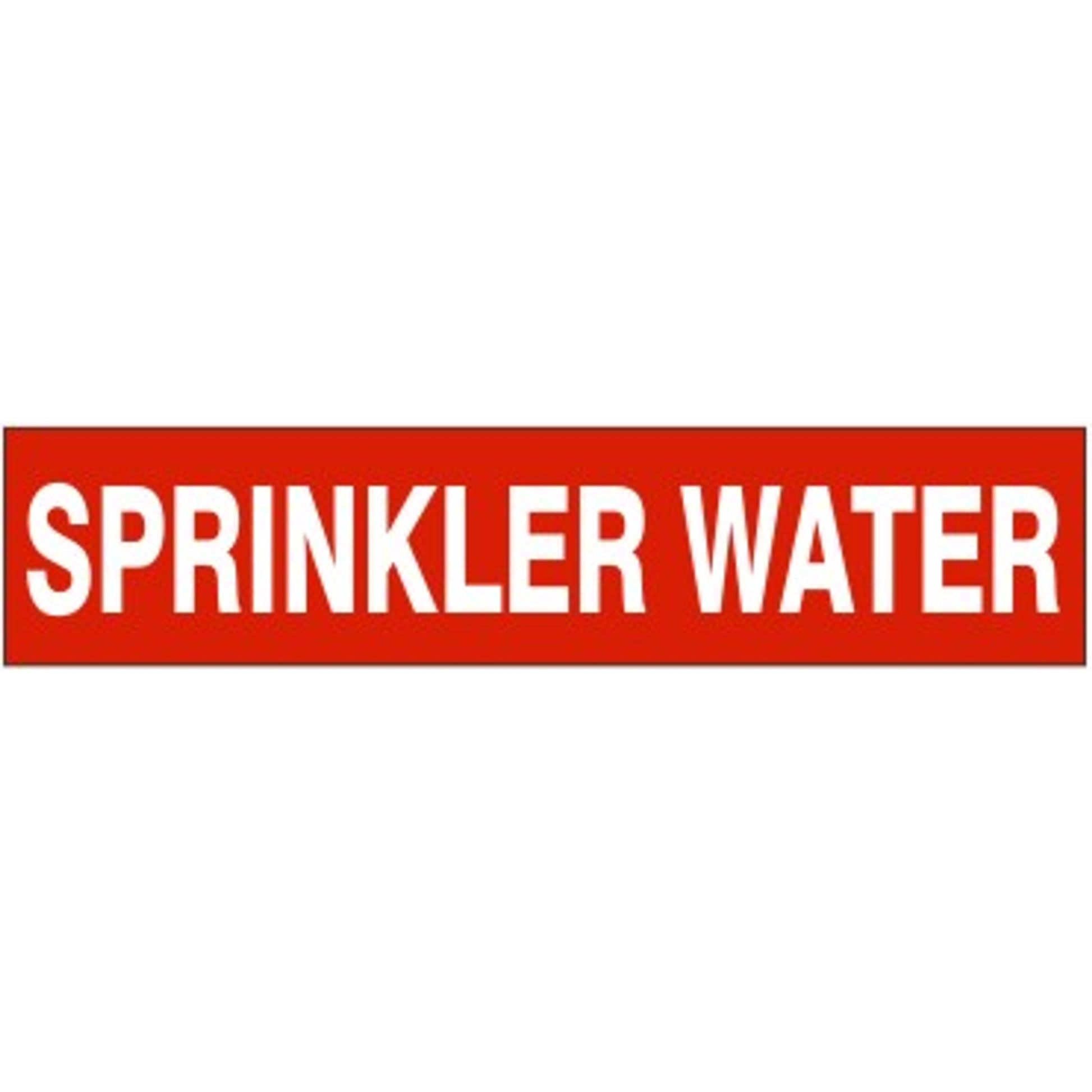 SPRINKLER WATER   PERFORATED ROLL PIPE MARKER - SPRINKLER WATER   PERFORATED ROLL PIPE MARKER, 1”X18Y, Adhesive Vinyl