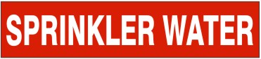 SPRINKLER WATER PERFORATED ROLL PIPE MARKER