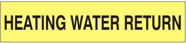 HEATING WATER RETURN PERFORATED ROLL PIPE MARKER