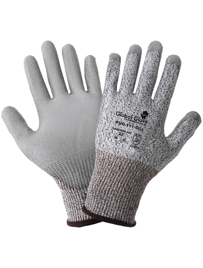 Global Glove PUG Polyurethane Coated Cut A2 13-Gauge HPPE Gloves - PUG-111