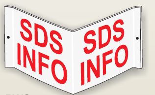 SDS INFO PROJECTING WALL SIGN