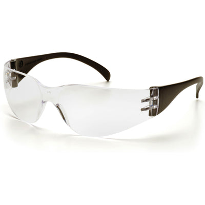Pyramex Intruder Black Temple/Clear Hardcoated Lens Safety Eyewear