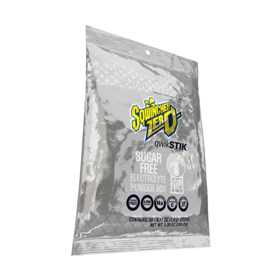 Sqwincher Qwik Stik Zero Sugar Free Single Serve 20 oz Yield Packs - Cool Citrus - 50/Bag - 159060109