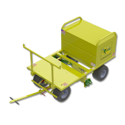 Leading Edge Safety R-2000 Mobile Fall Protection Cart w/ Single 20 cu ft Job Box - R-2000-01-20-ASM