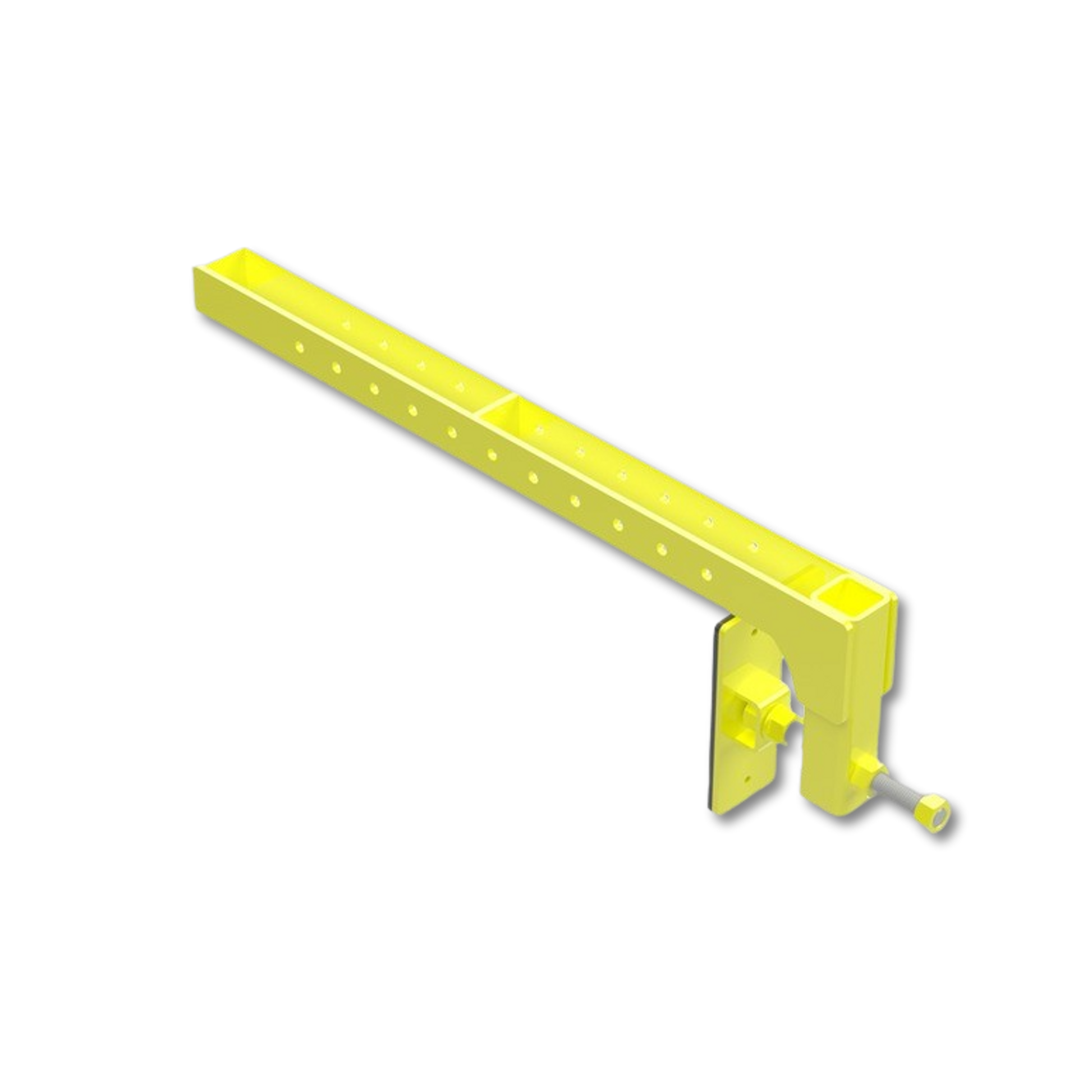 Leading Edge Safety Raptor Rail Parapet Clamp Assembly - RB-01-RC-CF-000