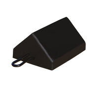 Wheel Chock - General Purpose - Utility - Rubber - 10"X8"X5.5" - Void Bottom - Steel Loop Handle - Black - Us - RC450-U