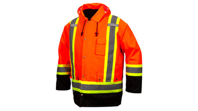 Pyramex RC7P35 7-In-1 Hi-Viz Orange Parka