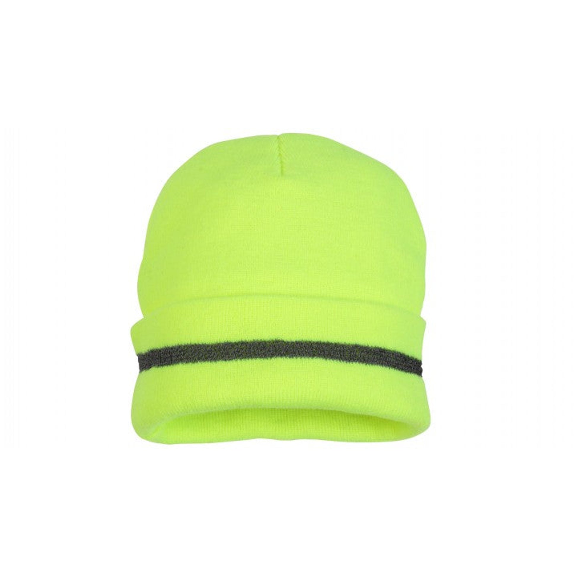 Pyramex - Knit Cap - Knit Cap with Reflective Strip-Yellow - 1/Each