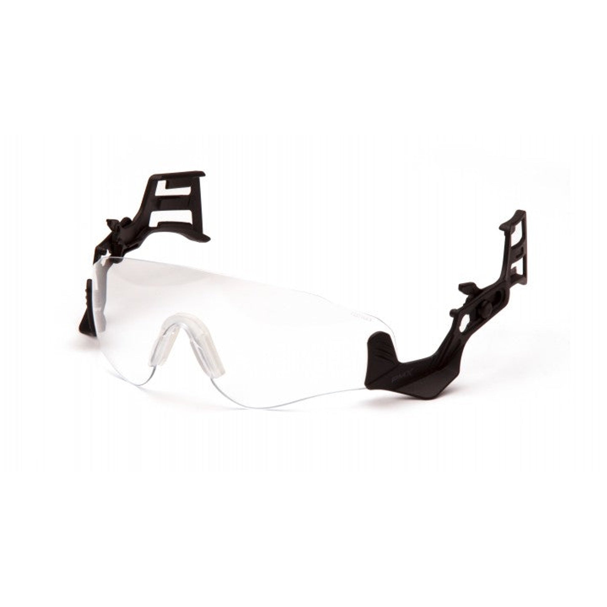 Pyramex- Black Temples - Lens: Clear H2MAX AF - 6/Pair