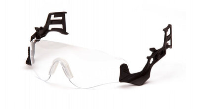 Ridgeline Hardhat Protective Eyewear - Black Temples/Clear H2MAX Anti-Fog Lens - 6/each RIDGE10STM
