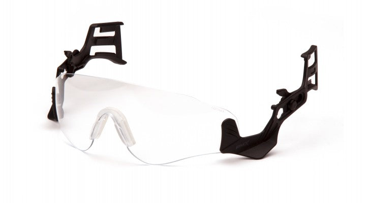 Pyramex- Black Temples - Lens: Clear H2MAX AF - 6/Pair