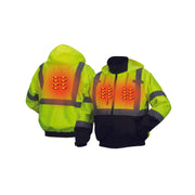 Pyramex RJ31H Hi-Vis Class 3 Type R Heated Bomber Jacket