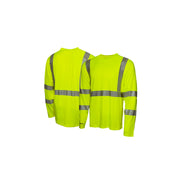 Pyramex - Long Sleeve Pullover Shirt ANSI Rated - Lime