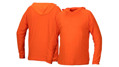 Pyramex RLPH1NS Long Sleeve Hi-Viz Orange Moisturewicking Pullover Hoodie
