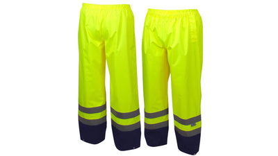 Pyramex RRWP31 Pu/Poly Hi-Viz Elastic Waist Pants