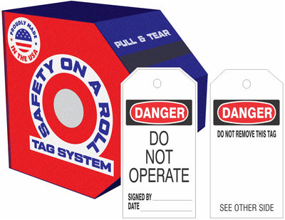 DANGER DO NOT OPERATE TAGS - BACK 1