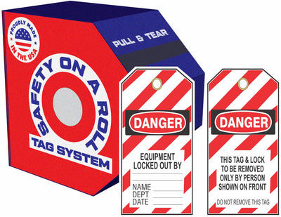 DANGER EQUIPMENT LOCKED BY TAGS