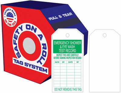 EMERGENCY SHOWER & EYE WASH TAGS