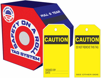 CAUTION BLANK TAG
