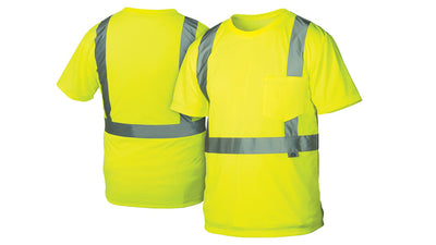 Pyramex RTS21 Hi-Viz Lime T-Shirt