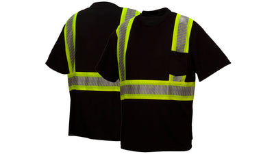 Pyramex RTS23 Broken Heat Sealed - Black T-Shirt