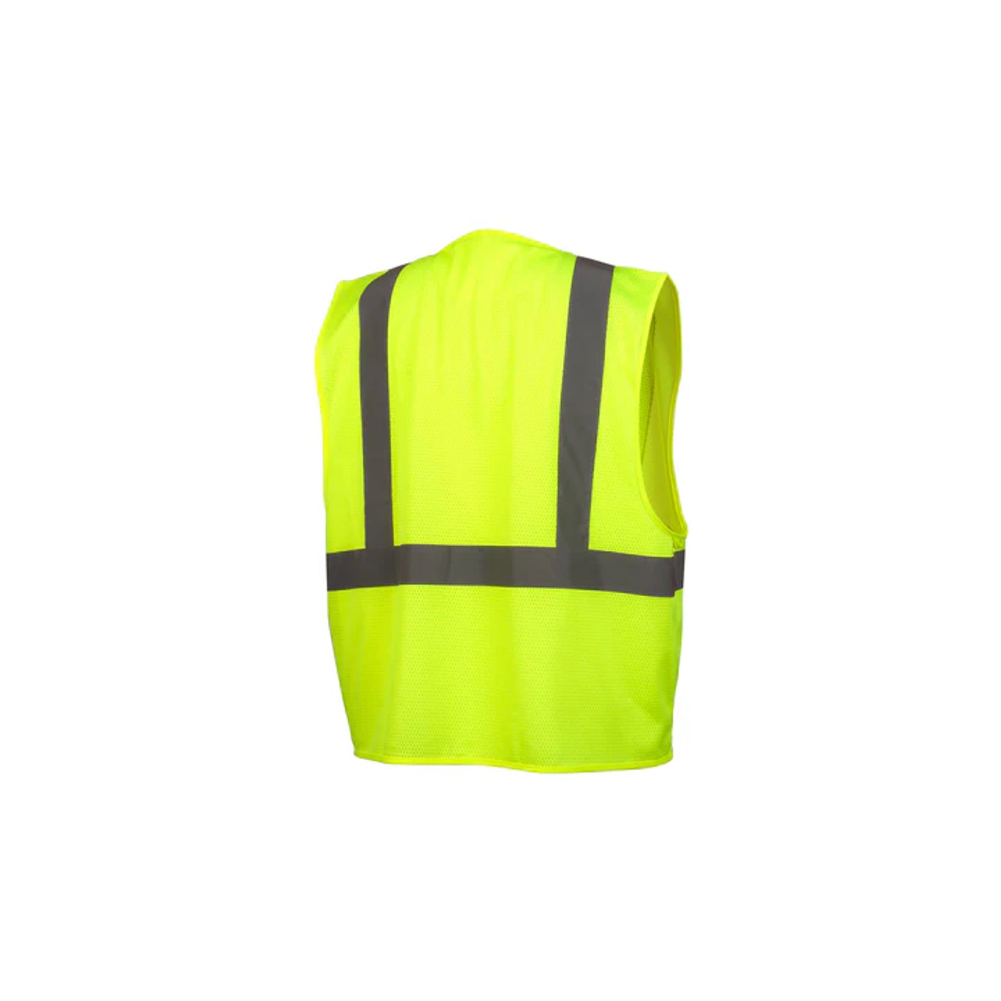 Pyramex Hi-Vis Flourescent Lime Class 2 Vest w/ Pocket - RVZ2110CP