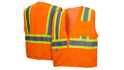 Pyramex RVZ22SE Hi-Viz Orange Self-Extinguishing Vest