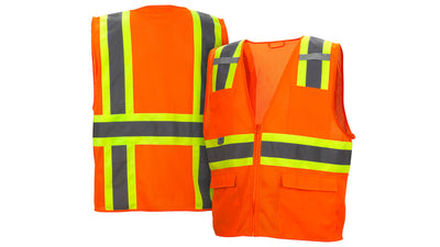 Pyramex RVZ23 Hi-Viz Orange All Mesh Vest
