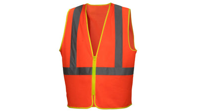 Pyramex RVZ40 Class 2 Contrast Trim Hi-Viz Orange Vest