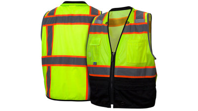 Pyramex RVZ44B Hi-Viz Lime Vest