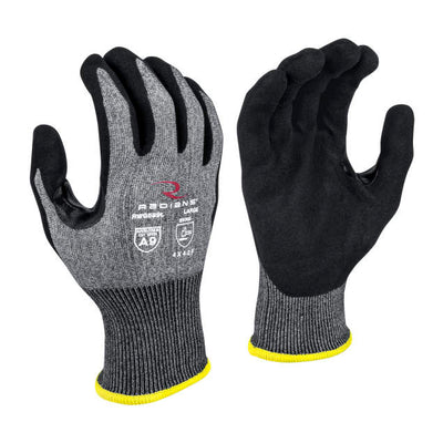 Radians Cut Protection Level A9 Sandy Foam Nitrile Coated Glove - RWG589