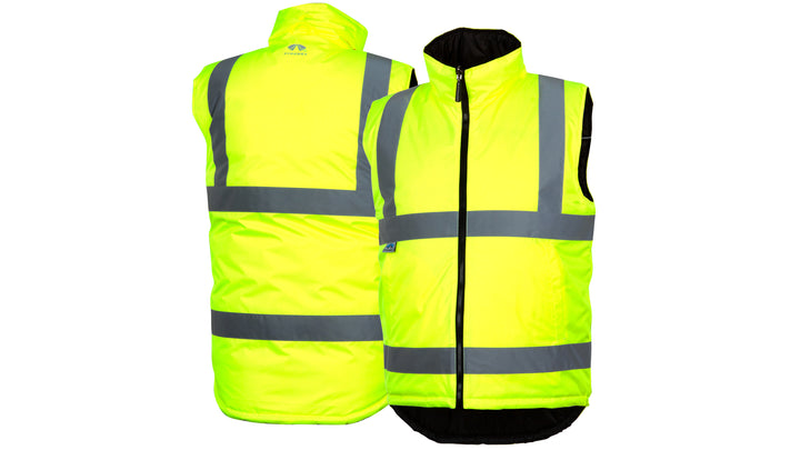 Pyramex-Class 2 Winter Vest Hi-Viz Lime/Yellow