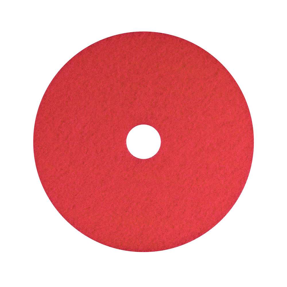 Hawk Enterprises PADS - RED BUFF PAD - 13 Inches (5 PADS PER CASE) - A0026-13R-CS