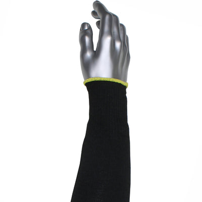 Kut Gard Cut Resistant Sleeve Single-Ply ATA / Modacrylic Blended - Black - 12/EA - S10ATAFR/5BK-ES6