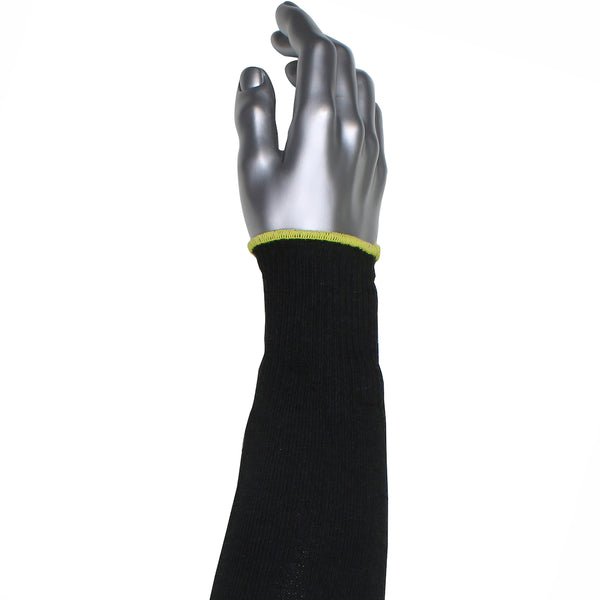 Kut Gard Cut Resistant Sleeve Single-Ply ATA / Modacrylic Blended - Black - 12/EA - S10ATAFR/5BK-ES6
