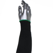 Kut Gard Cut Resistant Sleeve Single-Ply ATA / Modacrylic Blended - Wide Width - Black - 12/EA - S10ATAFR/5BK-EW-ES6