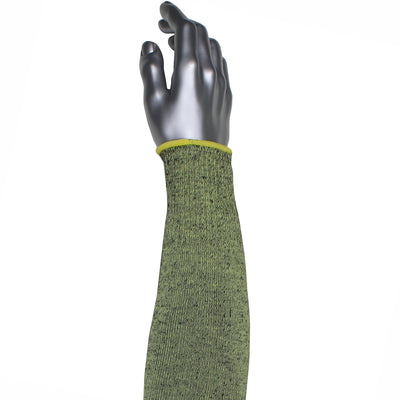 Kut Gard Cut Resistant Sleeve Single-Ply ATA Hide-Away FR / Modacrylic Blended - Green - 12/EA - S10ATAFR/5HA-ES6