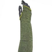 Kut Gard Single-Ply ATA Hide-Away FR / Modacrylic Blended Sleeve w/Thumb Hole - Green - 12/EA - S10ATAFR/5HA-ES6-T