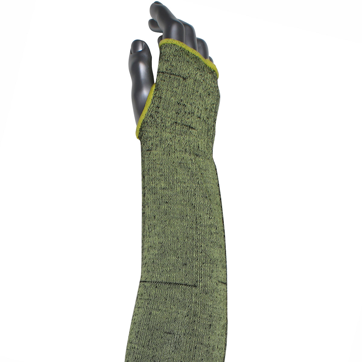 Kut Gard Single-Ply ATA Hide-Away FR / Modacrylic Blended Sleeve w/Thumb Hole - Green - 12/EA - S10ATAFR/5HA-ES6-T