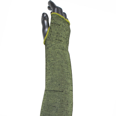 Kut Gard Single-Ply ATA Hide-Away FR / Modacrylic Blended Sleeve w/Thumb Hole - Green - 12/EA - S10ATAFR/5HA-ES6-T