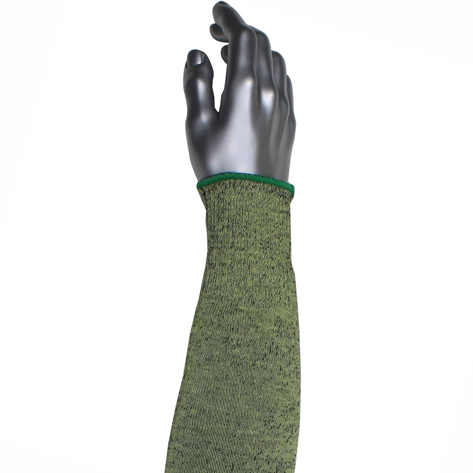 Kut Gard Single-Ply ATA Hide-Away FR / Modacrylic Blended Sleeve - Wide Width - Green - 12/EA - S10ATAFR/5HA-EW-ES6
