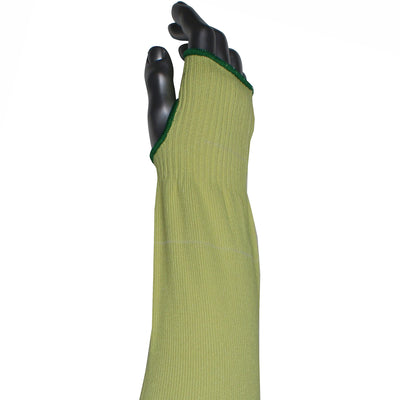 Kut Gard Single-Ply ATA / Sta-Cool Blended Sleeve w/Thumb Hole - Wide Width - Green - 12/EA - S10ATAFRCM/4-EW-ES6T