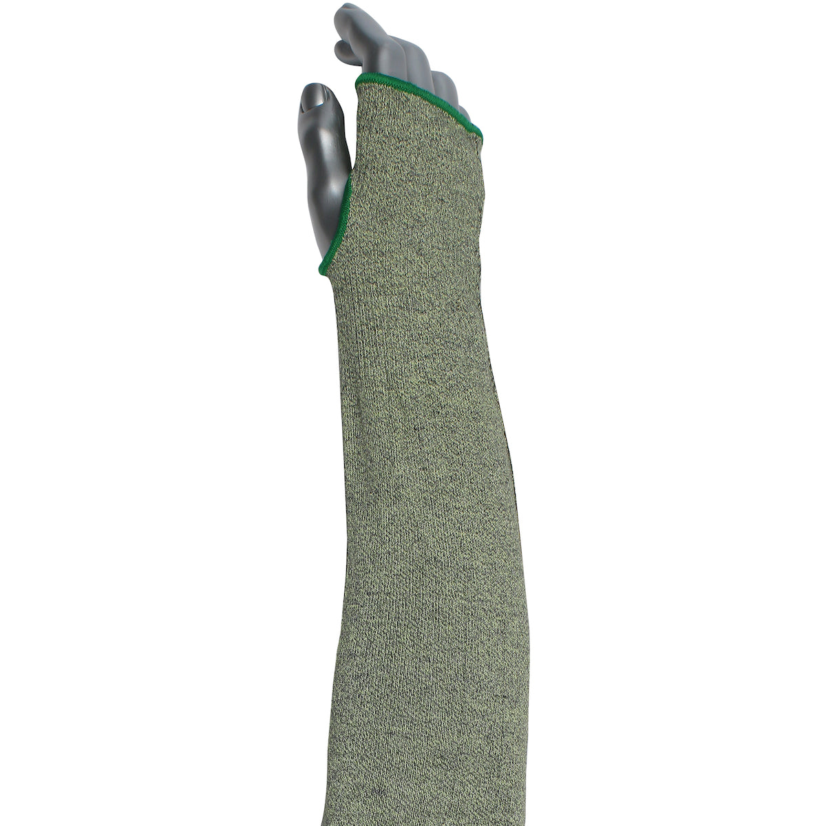 Kut Gard Single-Ply ATA / Hide-Away FR Blended Sleeve w/Thumb Hole - Wide Width - Green - 12/EA - S13ATAFR/2HA-EW-ES6T